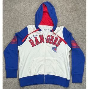 New York Rangers Women's G-lll 4her by Carl Banks Long Sleeve Sweatshirt Size XL